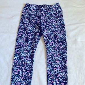 Girls Avia leggings with side pockets size 7/8